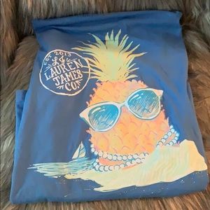 NWT Lauren James Pineapple Sweet Tee